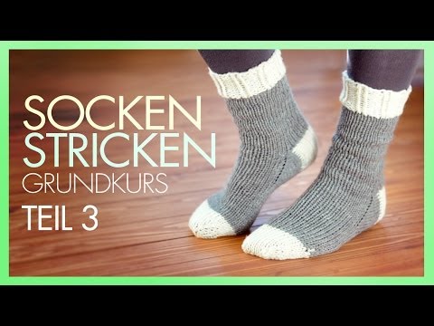 *Knitting Socks* Finishing the Heel *PART 3 BASIC COURSE*