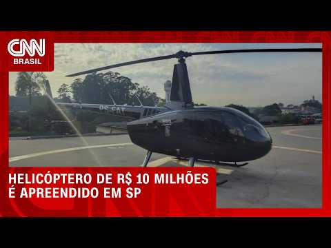 SP: Helicóptero é apreendido em ação contra esquema de pirâmide financeira | CNN NOVO DIA