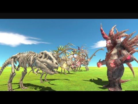 Skeleton Dinosaurs of Evolution  VS Goro of evolution-Animal