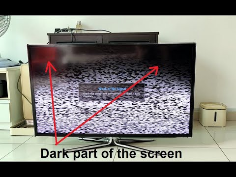 Samsung Smart LED TV Dark Screen - LED Backlight Replacement