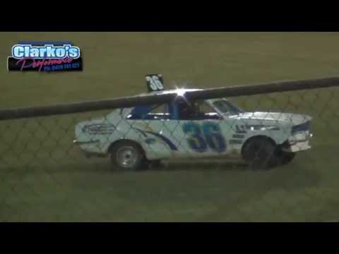 REMASTERED: Junior Sedans - A-Main - Queensland Title - Kingaroy Speedway - 03.03.12