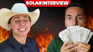 This 20 Year Old is CRUSHING IT in Remote Solar Sales