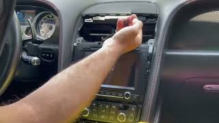 BENTLEY CONTINENTAL, FLYING SPUR 2012-2019 How to remove main head unit radio, very common problem!