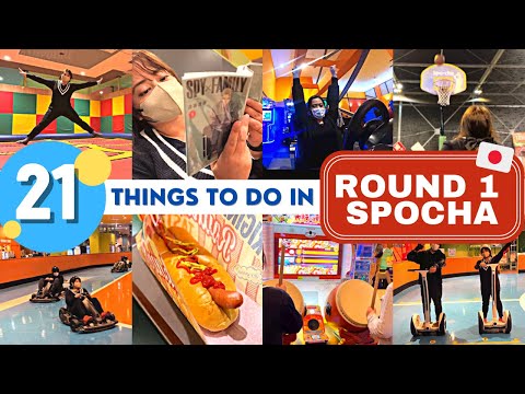 21 things to do in Round 1 Stadium (Spocha) 🎳🏀🎤
