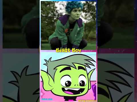 Teen Titans GO Characters In Real Life Part 1 #shorts #teentitansgo #teentitans #dccomics #dc