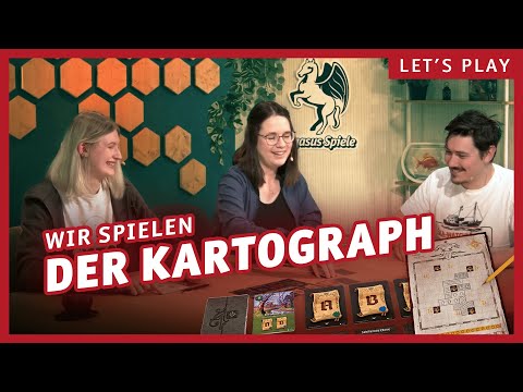 Let's Play Der Kartograph, German edition, Pegasus Spiele