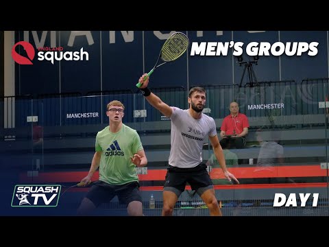 AJ Bell England Squash Challenge 2020 - Men's Groups - Day 1 Roundup