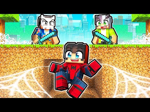 Minecraft MANHUNT'ta Arkadaşlarımı SÜPERKAHRAMAN İle Trolledim!🦸