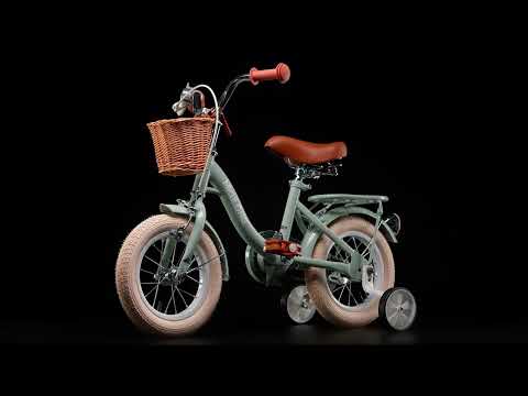 Детский велосипед Miqilong LS 12" оливковый (RBB-LS12-OLIVE)