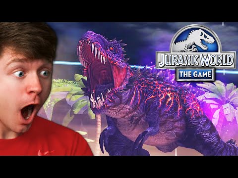 Hatching OMEGA 09 in JURASSIC WORLD THE GAME