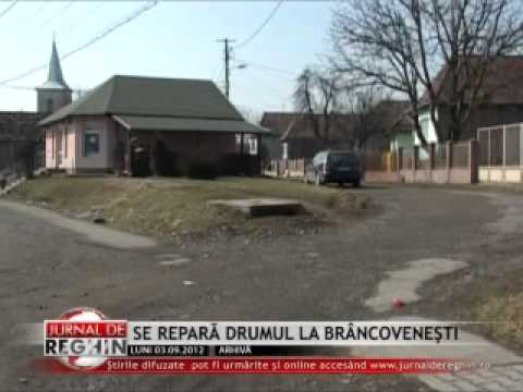 SE REPARĂ DRUMUL LA BRÂNCOVENEŞTI