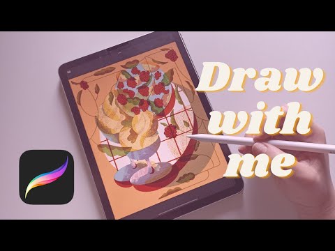 Full illustration process with PROCREATE🌟draw with me