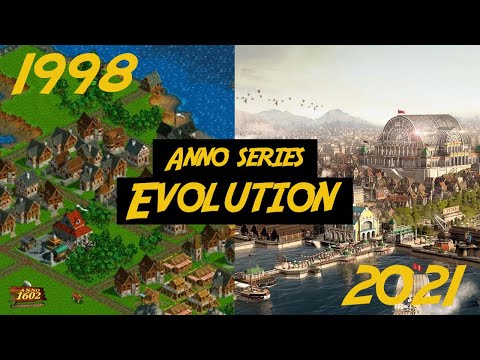 Evolution of Anno game series -  Anno 1602  to Anno 1800