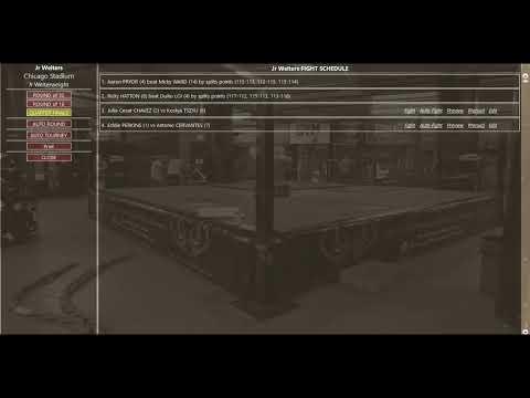 Legends of Boxing Jr Welter QF