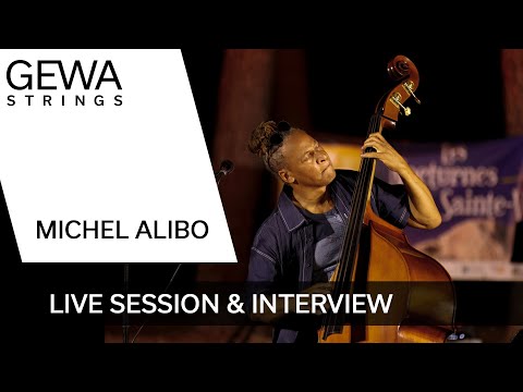 Michel Alibo (GEWA double bass artist) and the Mario Canonge Trio, live and interview in Peynier