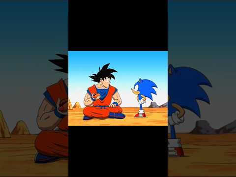 Goku vs sonic #dragonball #sonic