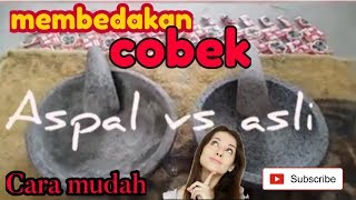 Download lagu membedakan cobek batu asli dan aspal mp3