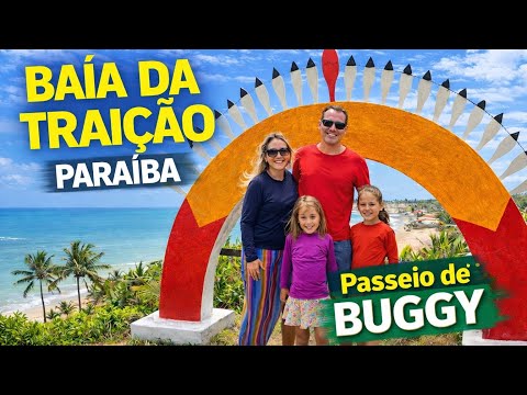 O QUE FAZER NA BAÍA DA TRAIÇÃO PARAÍBA | PASSEIO DE BUGGY + FALÉSIAS + BARRA DE CAMARATUBA