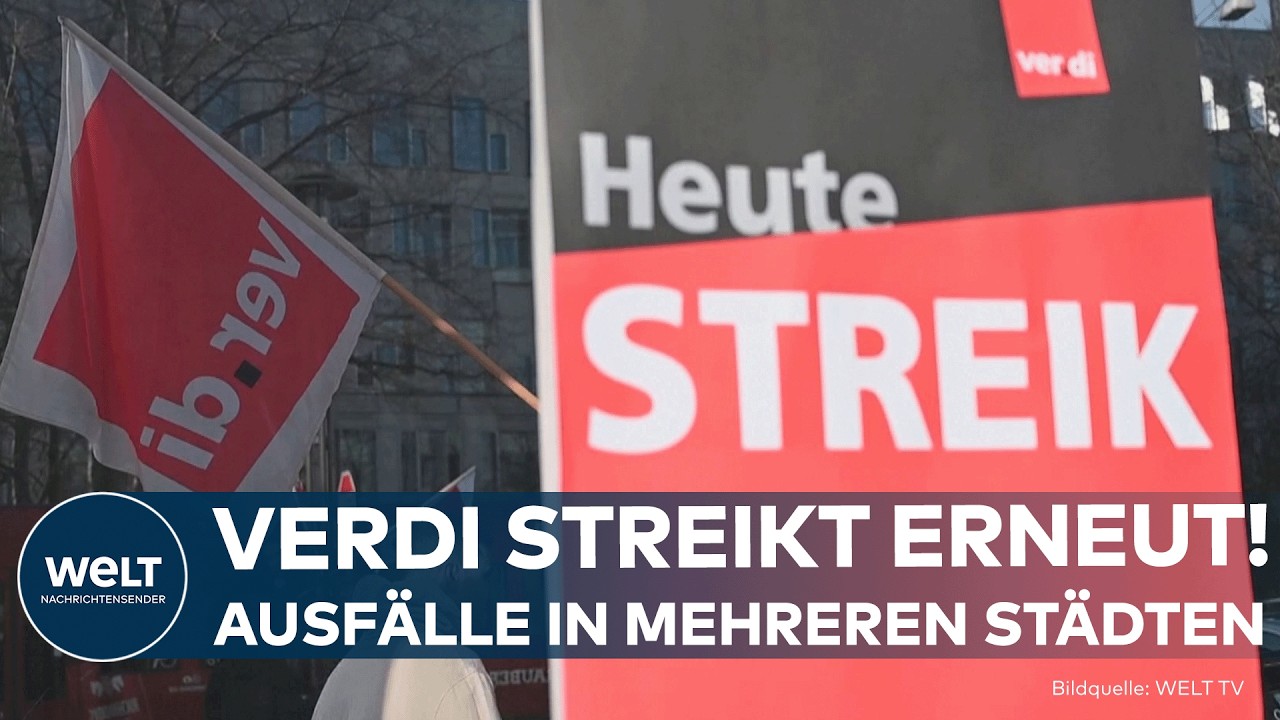 STREIK IM NAHVERKEHR: Verdi legt erneut Busse und Bahnen lahm – Tarifkonflikt spitzt sich zu!