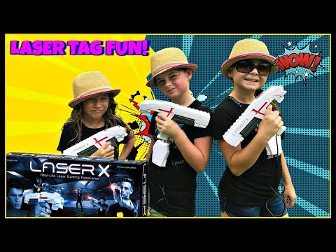 LASER TAG FUN!  Laser X Laser Tag Game