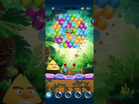 Angry birds pop bubble shooter level 9