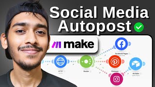Small Business Social Media Automation: FREE Make.com Setup