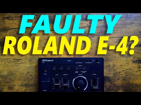 I Might Have a Faulty Roland E-4? (FIXED, Please Read Top Comment)