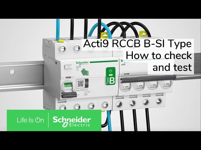 schneider electric Residual current device acti 9 rccb b si 40a 4p 30ma