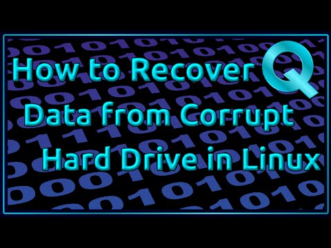 How to recover data from corrupt hard drive in linux