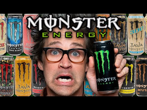 2nd YouTube video about how tall are monster cans