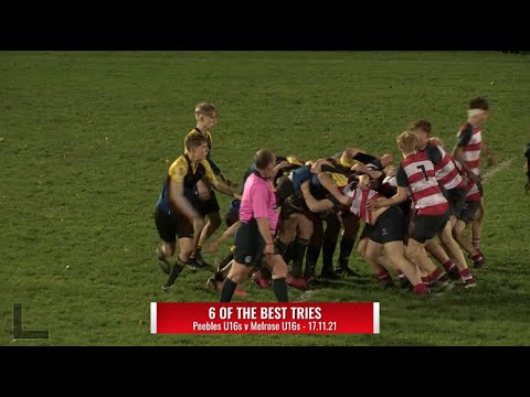 RUGBY: 6 OF THE BEST FROM PEEBLES U16 v MELROSE U16 - 17.11.21