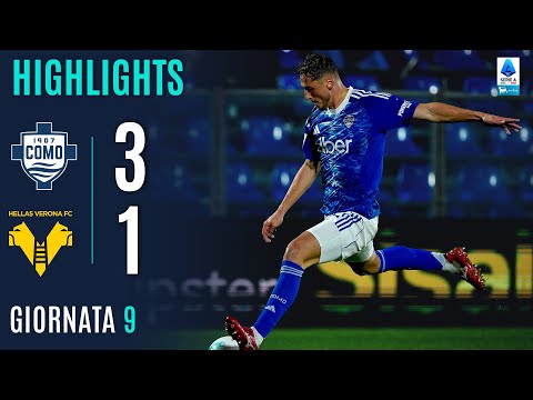 Video highlights della Como vs Verona (3 a 1) - Giornata 9 - Fantacalcio e fantamedie