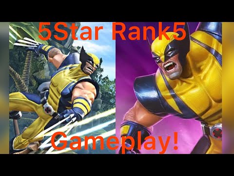 Rank Up & Gameplay 5 Star Wolverine! Cavalier Difficulty Mutant Chapter, Marvel Contest of Champions
