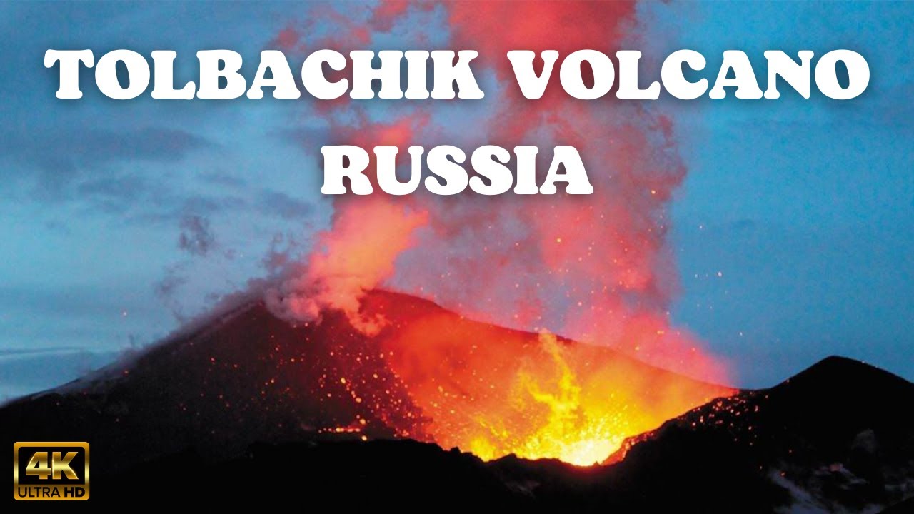 Tolbachik Volcano, Kamchatka Peninsula, Russia: Amazing 4K Aerial View
