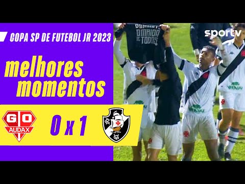 Gols e lances de Audax-SP x Vasco da Gama