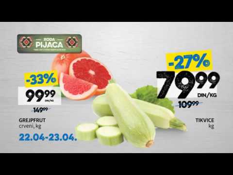 Sveže sa RODA pijace 22. - 23.04.2017.