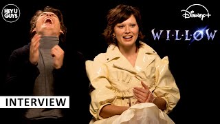 Willow - Dempsey Bryk & Ruby Cruz on the family feeling on set, stunt fighting & keeping the heart video