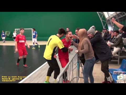 Highlights - PSG Potenza Picena vs CUS Ancona 5-5 (Serie B - 18/02/2017)