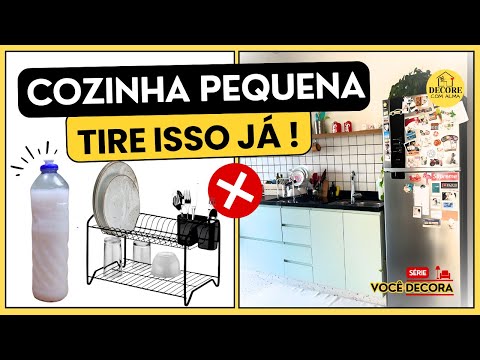 ✅Faça isso em cozinhas pequenas ✨8 dicas para que uma cozinha pequena pareça maior e organizada