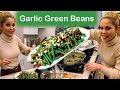 Candace Cameron Bure In Kitchen Cooking Garlic Green Beans Candace Bure Cooking