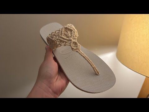 Customize seu Chinelo com Macramê - TUTORIAL COMPLETO!