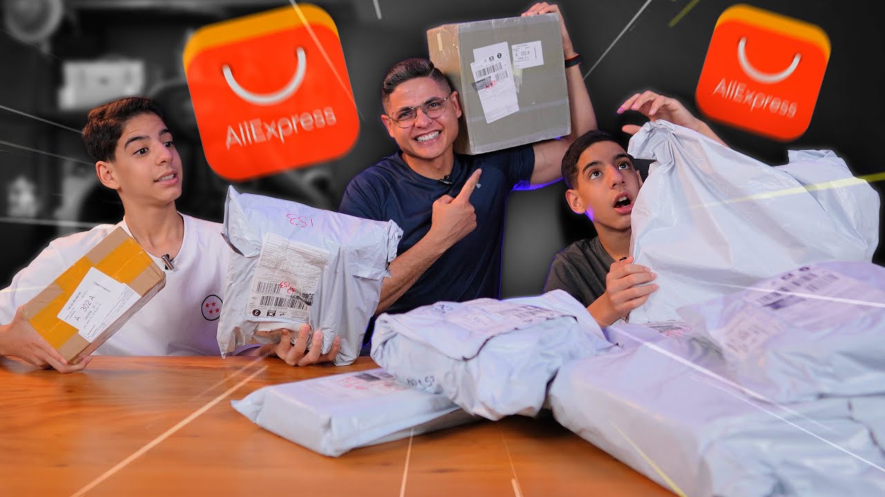 SUPER RECEBIDOS DA CHINA com os GÊMEOS! Mais um UNBOXING de IMPORTAÇÃO