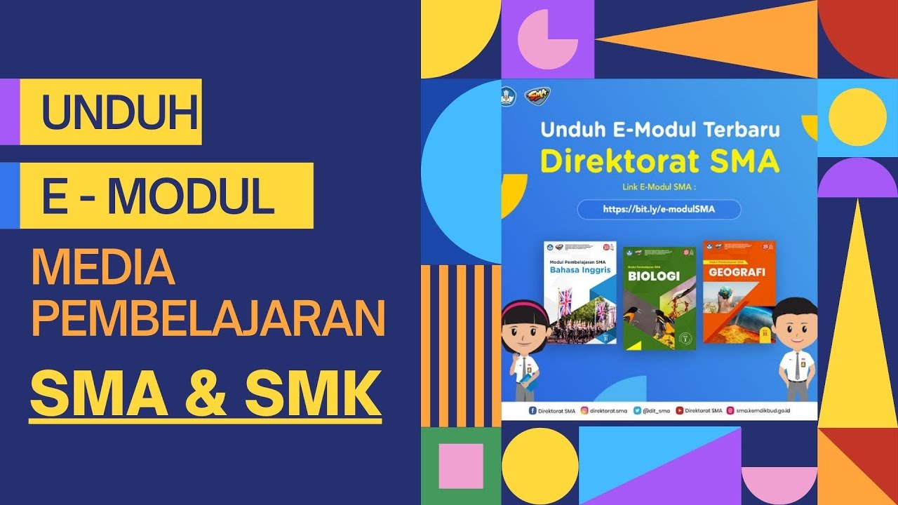 unduh e modul, media pembelajaran, bahan ajar SMA & SMK untuk BDR, GRATIS DAN MUDAH