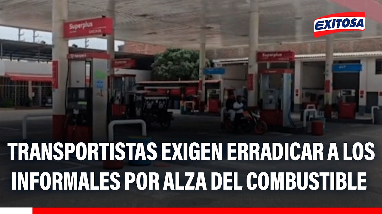 🔴🔵 Transportistas exigen erradicar a los informales por alza de combustible
