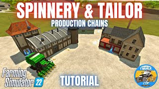 SPINNERY & TAILOR SHOP GUIDE - Farming Simulator 22