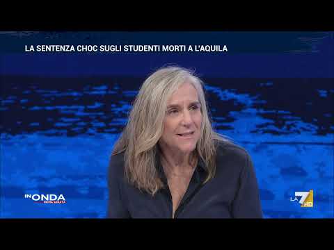 Terremoto L'Aquila, Giovanna Botteri commenta la sentenza shock che affida la responsabilità ...