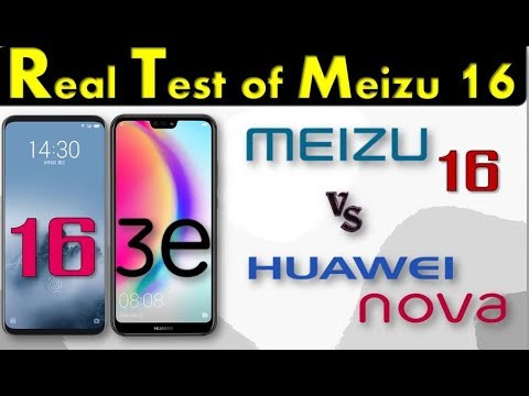Meizu 16 vs Huawei nova 3e - Full Comparison
