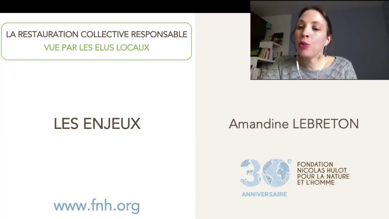 Watch video La restauration collective responsable vue par les élus locaux La restauration collective responsable vue par les élus locaux