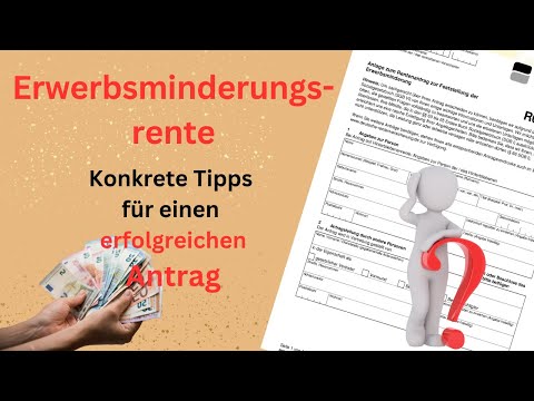 Erwerbsminderungsrente - Konkrete Tipps zur Beantragung