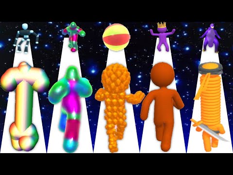 Tall Man Run, Blob Runner 3D, Pixel Rush, Giant Rush, Long Neck Run - Playing 555 Tiktok Games